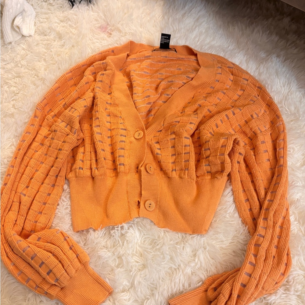 Orange Sweater
